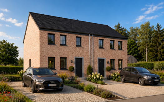 Maison 3 façades neuve à Perwez-Haillot